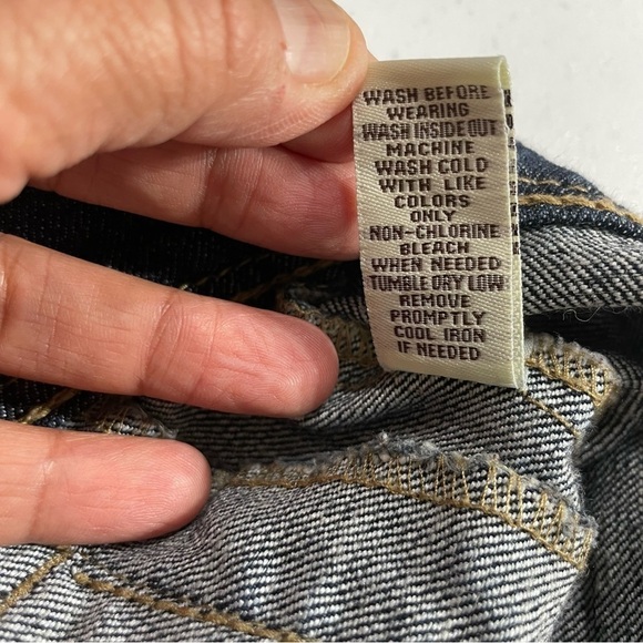 Hot Kiss Denim Jean Jacket Western Southwestern Embroidered size M - Picture 11 of 14